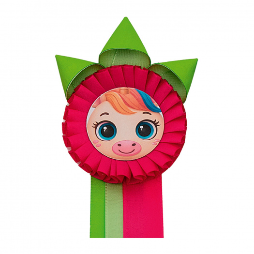 Kokarda jednořadá JEDNOROŽEC, průměr 11 cm