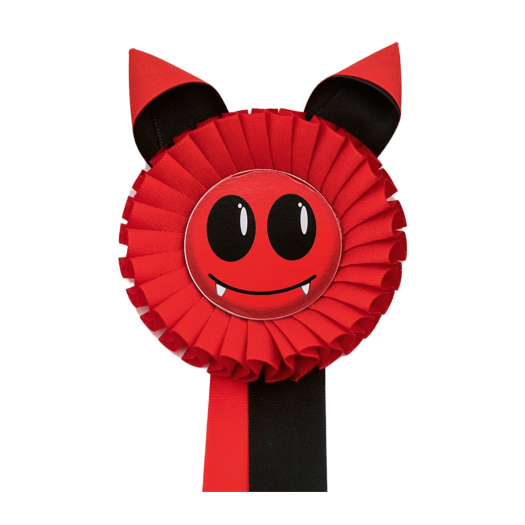 Kokarda jednořadá ČERTÍK, průměr 11 cm