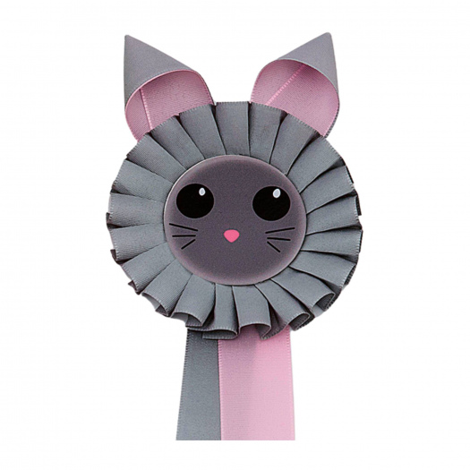 Kokarda jednořadá MYŠKA, průměr 11 cm