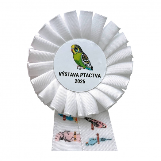 Kokarda jednořadá PTACTVO, průměr 8 cm