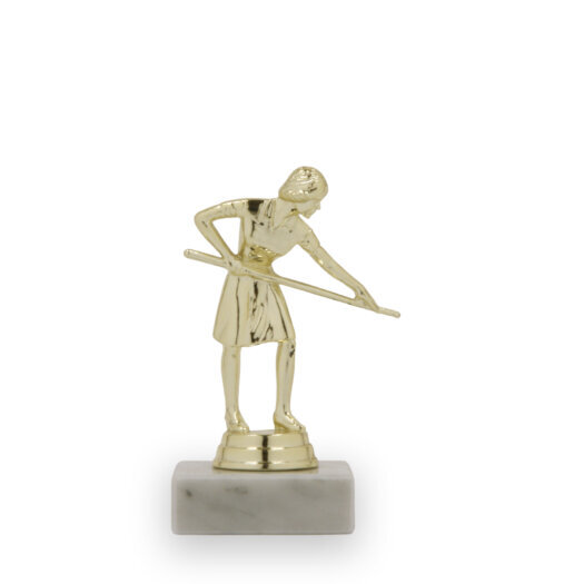 Figurka kulečníku žena, 11,5 cm, včetně podstavce