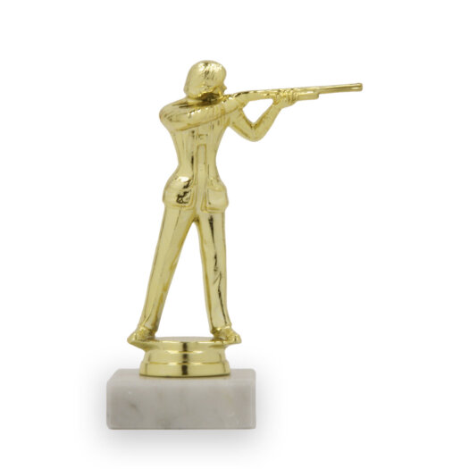Figurka střelba trap, žena, 15 cm, včetně podstavce