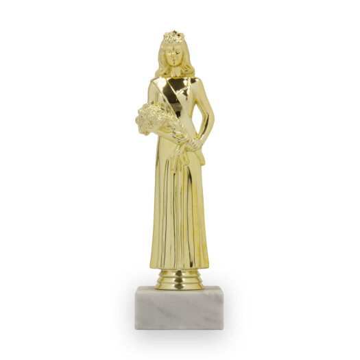 Figurka Miss, 24 cm, zlatá, včetně podstavce